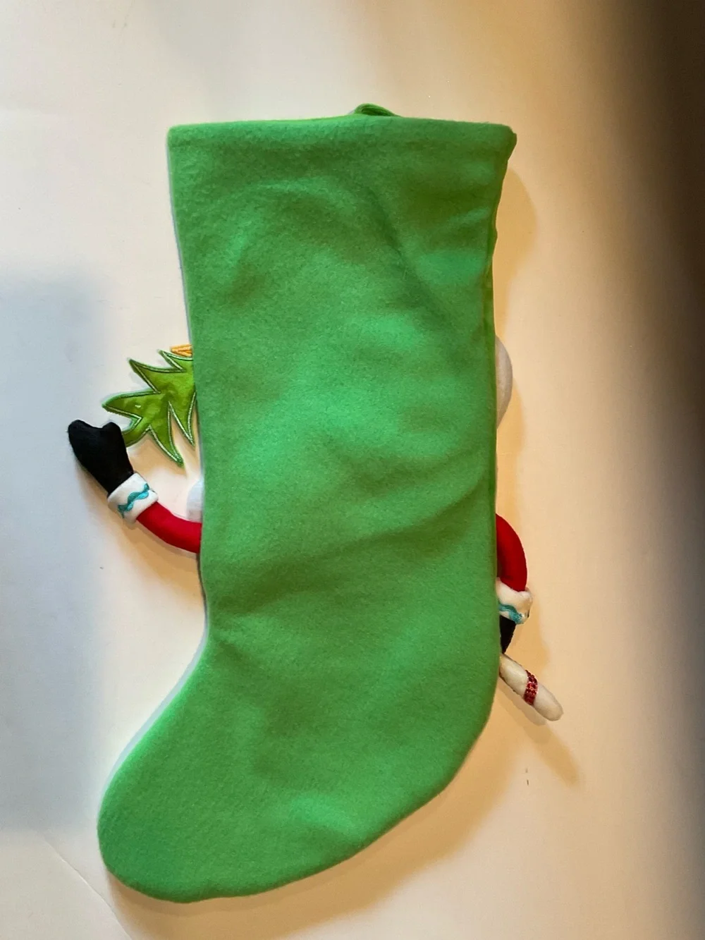 Pier 1 Imports Santa Christmas Stocking Hat Candy Cane Sequins Vintage CUTE